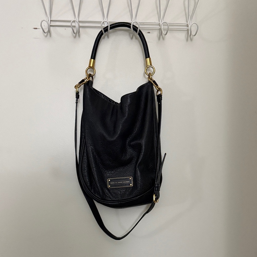 Marc by Marc Jacobs Black Leather Shoulder Bag